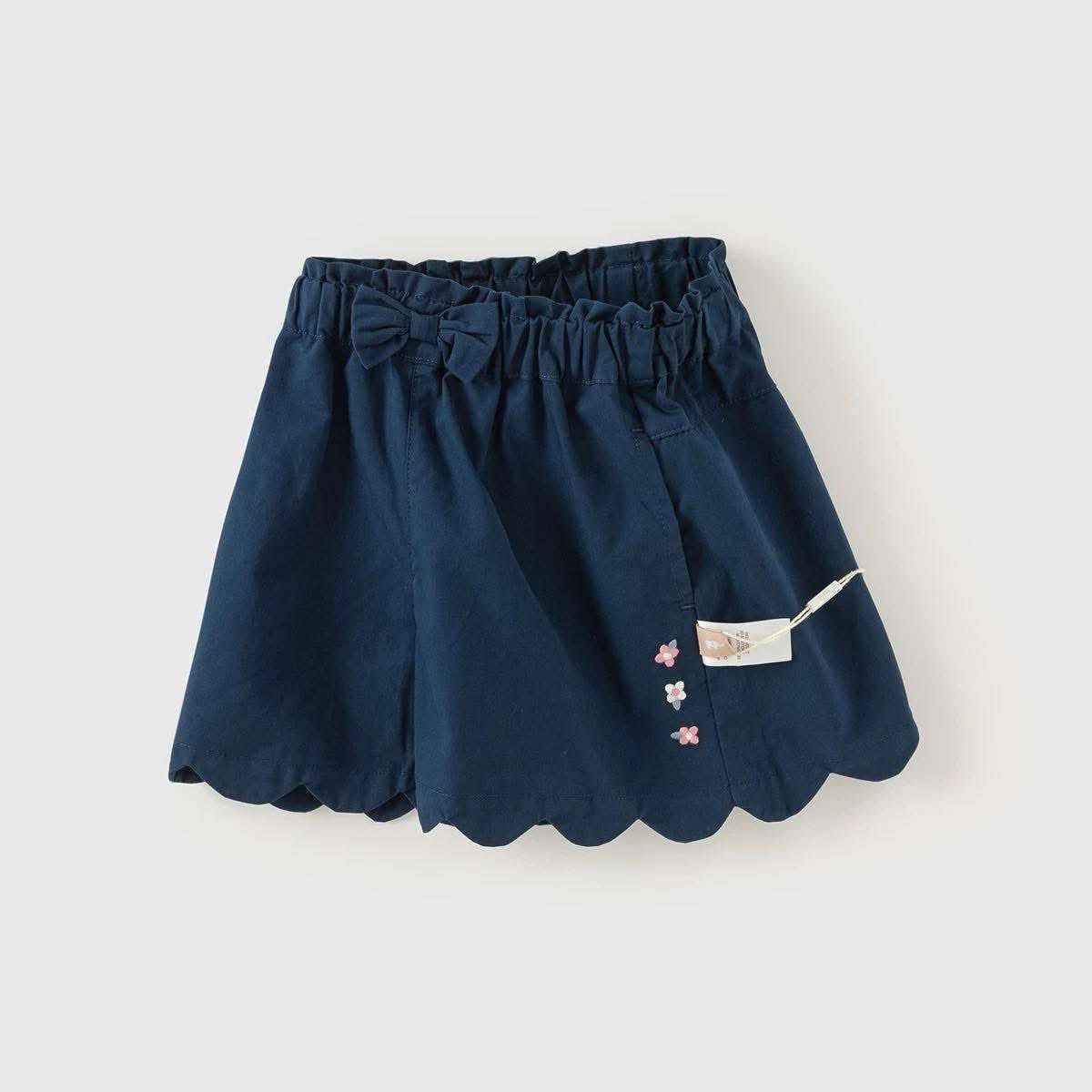 Quần short navy cạp nơ DB2240425