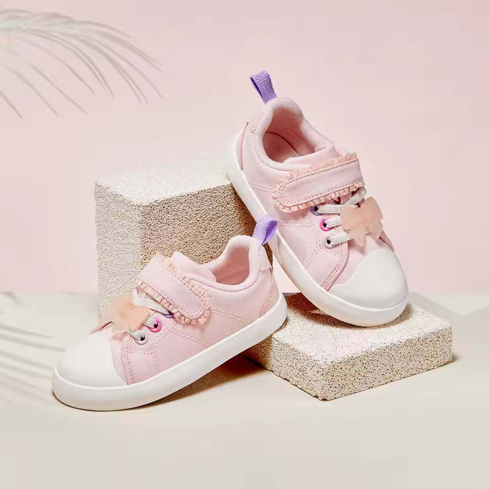Giày Sneaker Công Chúa Cho Bé – Nơ Hồng Dễ Thương DB3253614