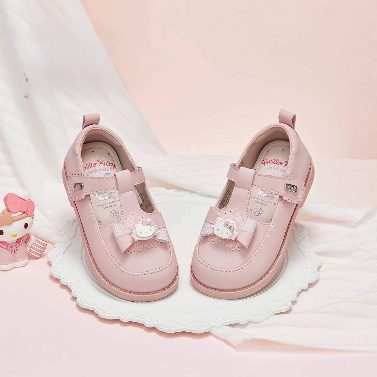 Giày búp bê Hello Kitty hồng dễ thương cho bé gái DB3253668