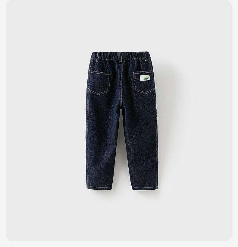 Quần jeans bé trai dáng suông Dave & Bella – Quần bò co giãn mềm, cạp chun thoải mái DK1250809