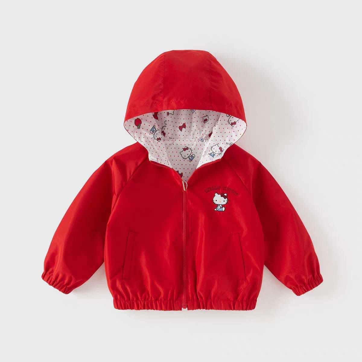 Áo khoác đỏ 2 mặt hello kitty DB1260304