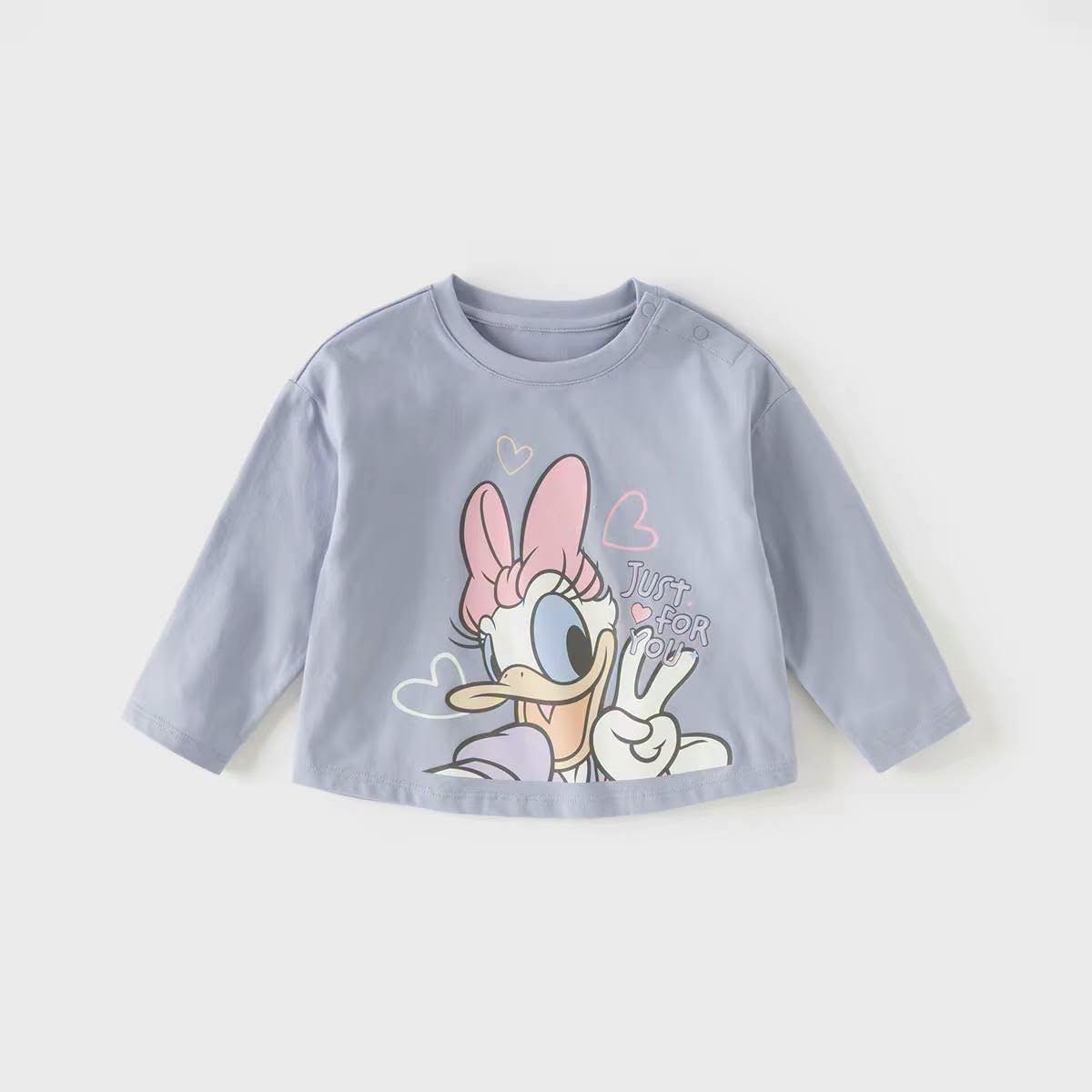Áo phông dài tay trắng xanh Mickey DB1260068