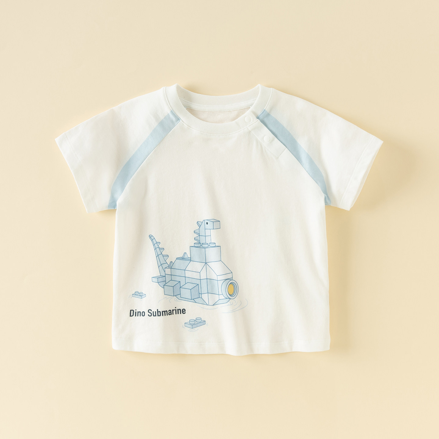 Áo thun bé trai Dave Bella – ngắn tay nhanh khô, cotton hè 2026 DB2261300