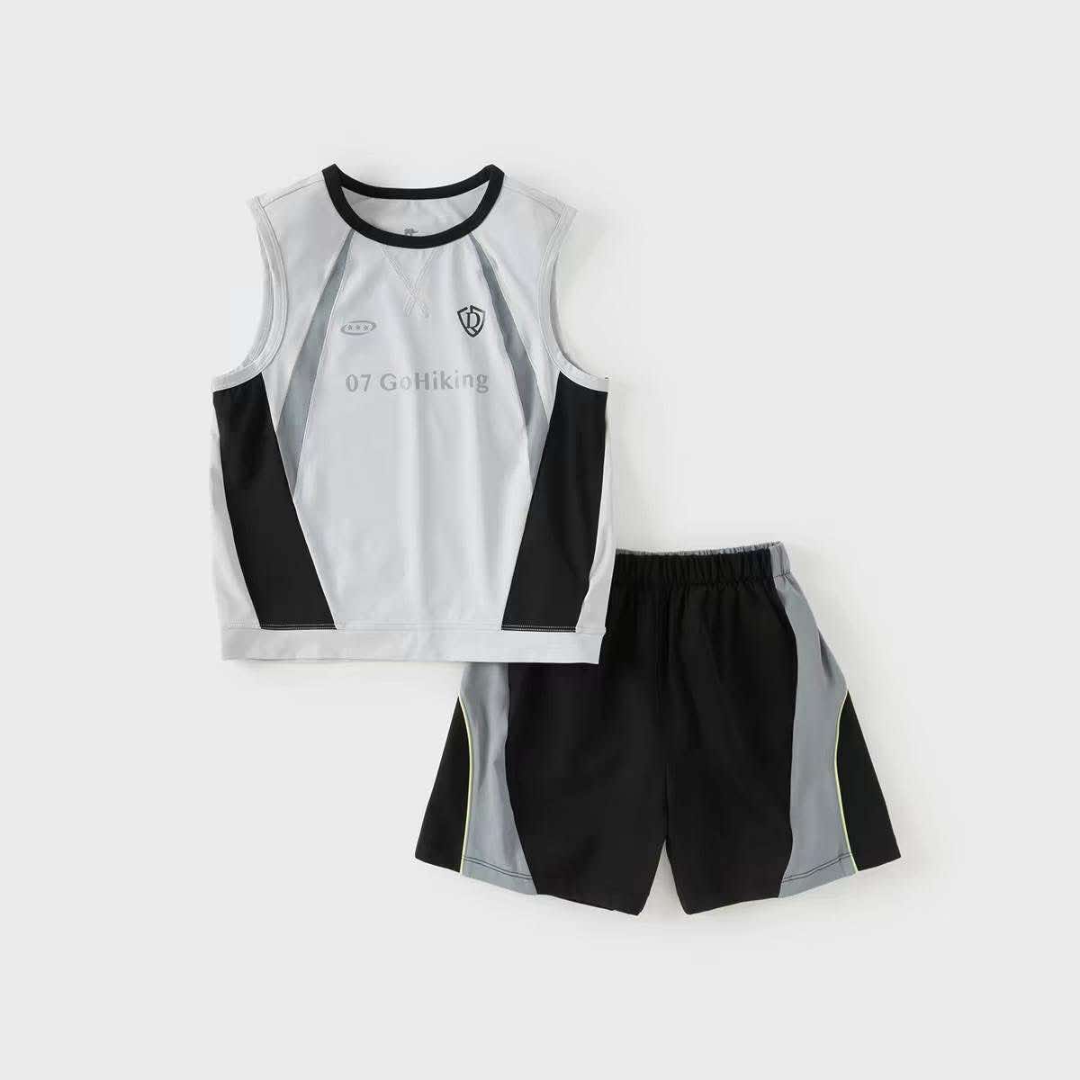 Bộ quần áo quần lửng trẻ em Davebella 2026 mới - Áo ba lỗ quần lửng bé trai mát lạnh, quần short dài khô nhanh cho trẻ lớn mùa hè DK2261467