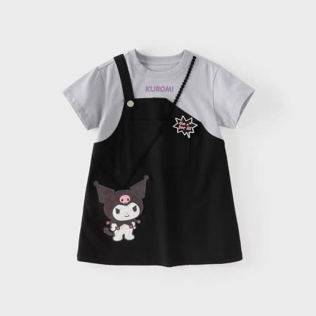Váy kuromi đen hồng DB2261245