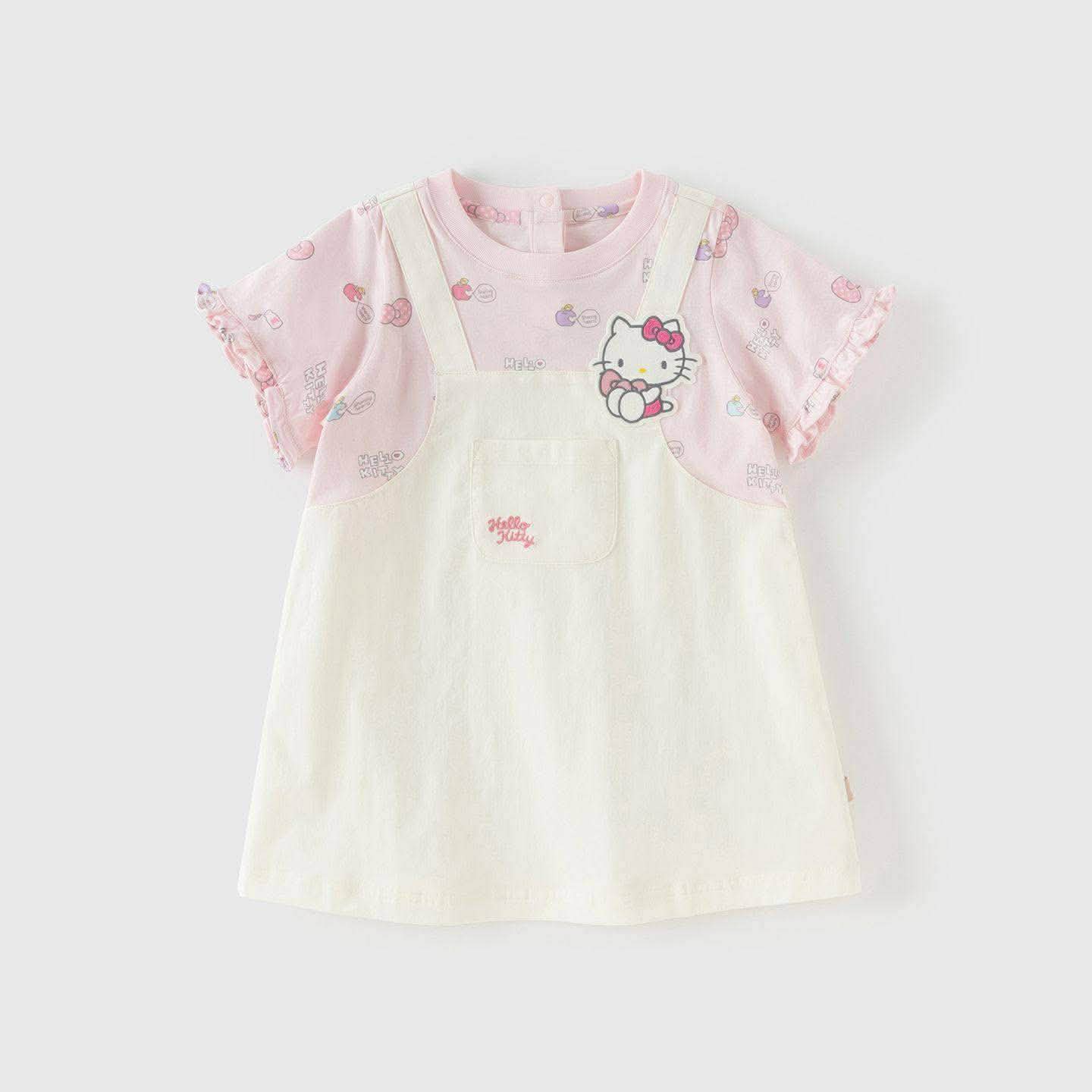 Váy yếm hồng Hello kitty 2026 DB2261157
