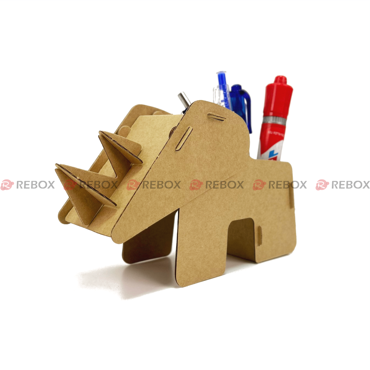 RMFK03B - Đựng bút hình con tê giác - 20x7x12 cm