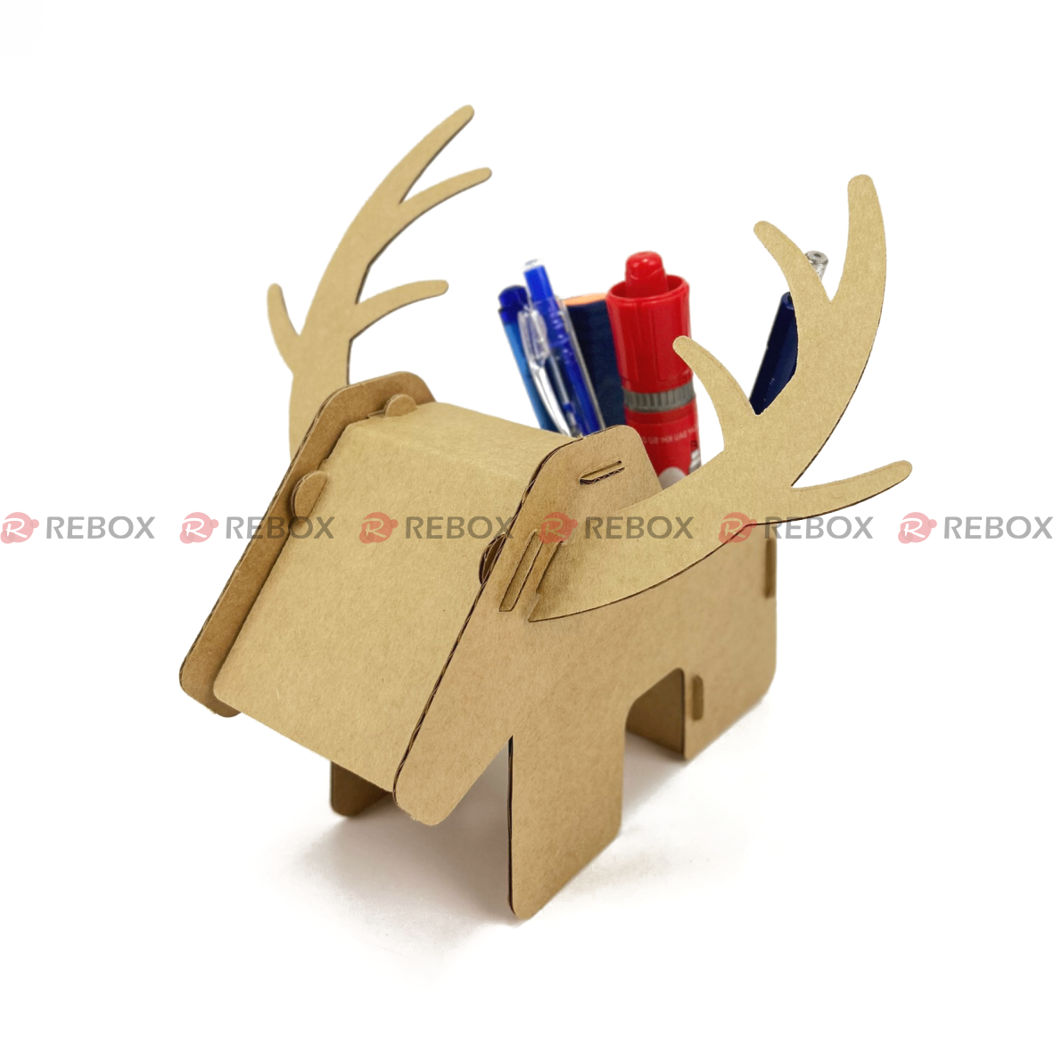 RMFK03C - Đựng bút hình con hươu - 18x18x17 cm