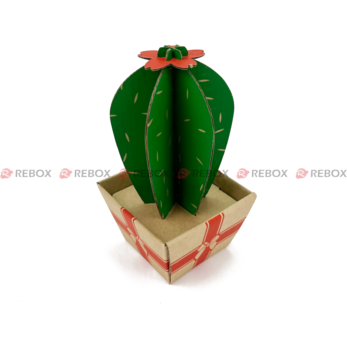 RMFK04A - Cây xương rồng carton - Sao - 7x7x14 cm