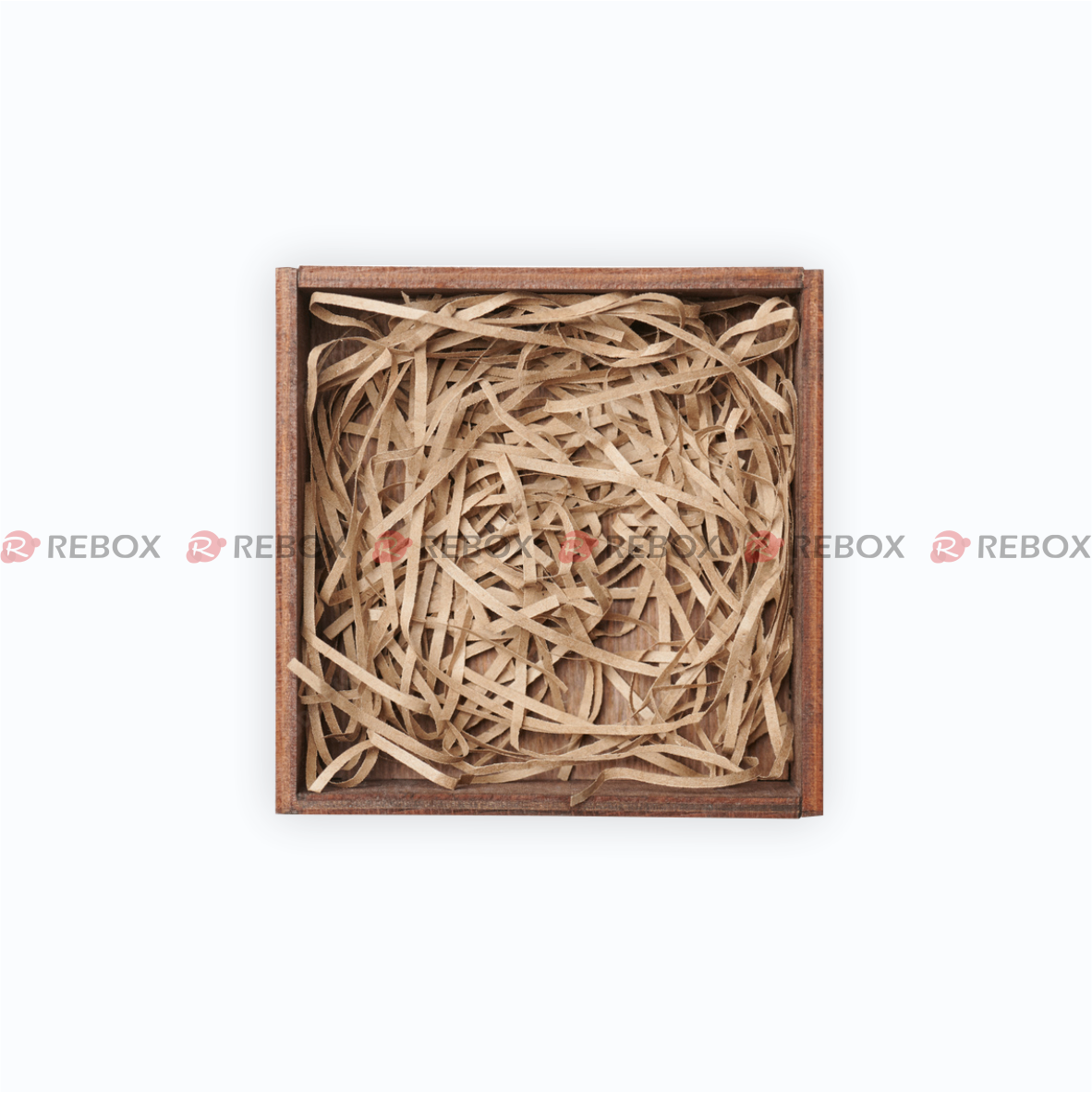 RMGR1N - Giấy rơm lót hộp quà - Màu nâu - 50g