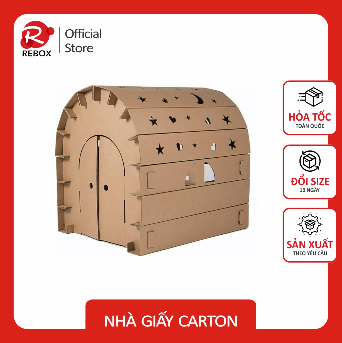 RMFK02 - Nhà giấy cho bé - Con mèo