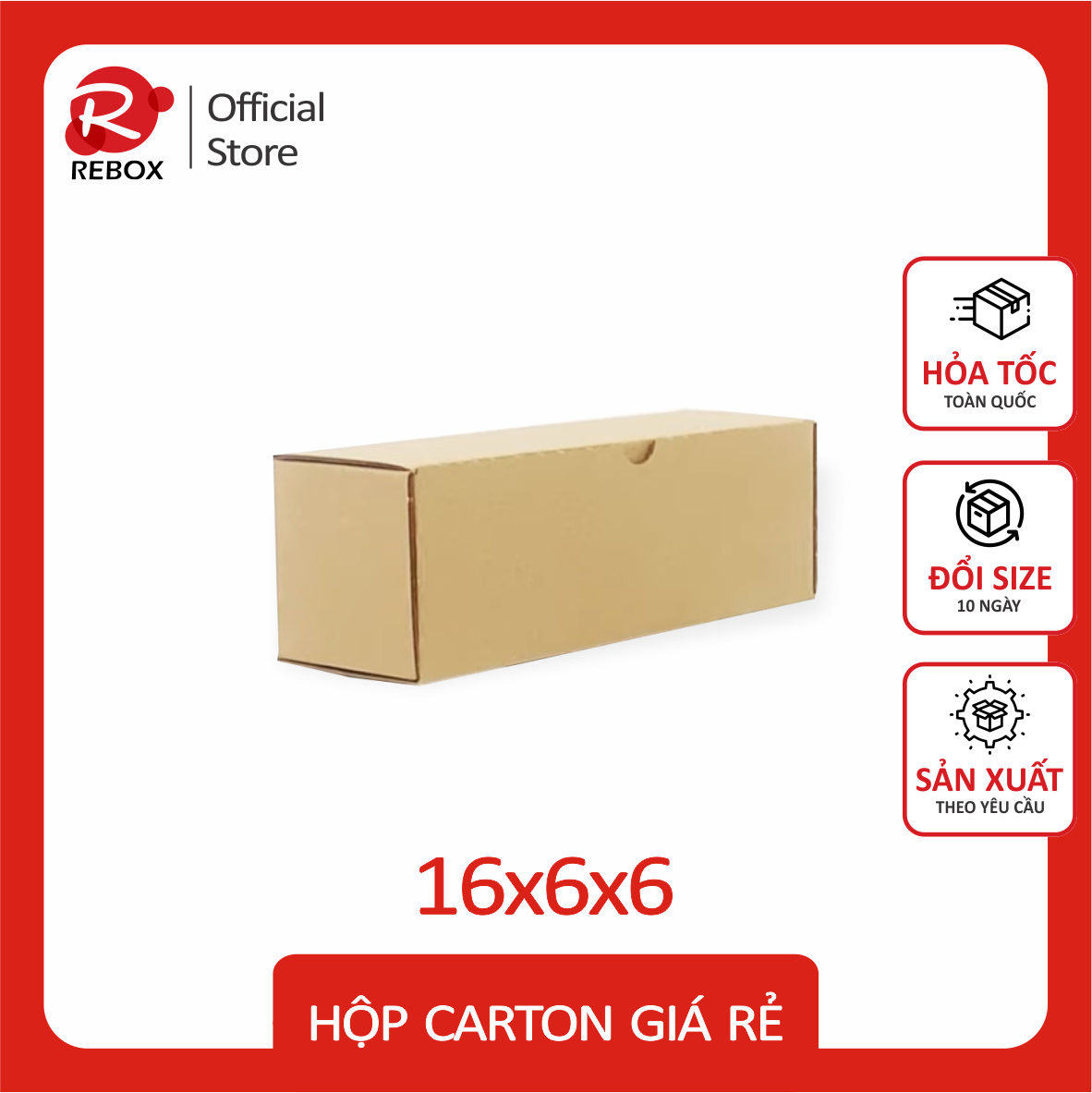RMC0 - Hộp cao - 16x6x6 cm
