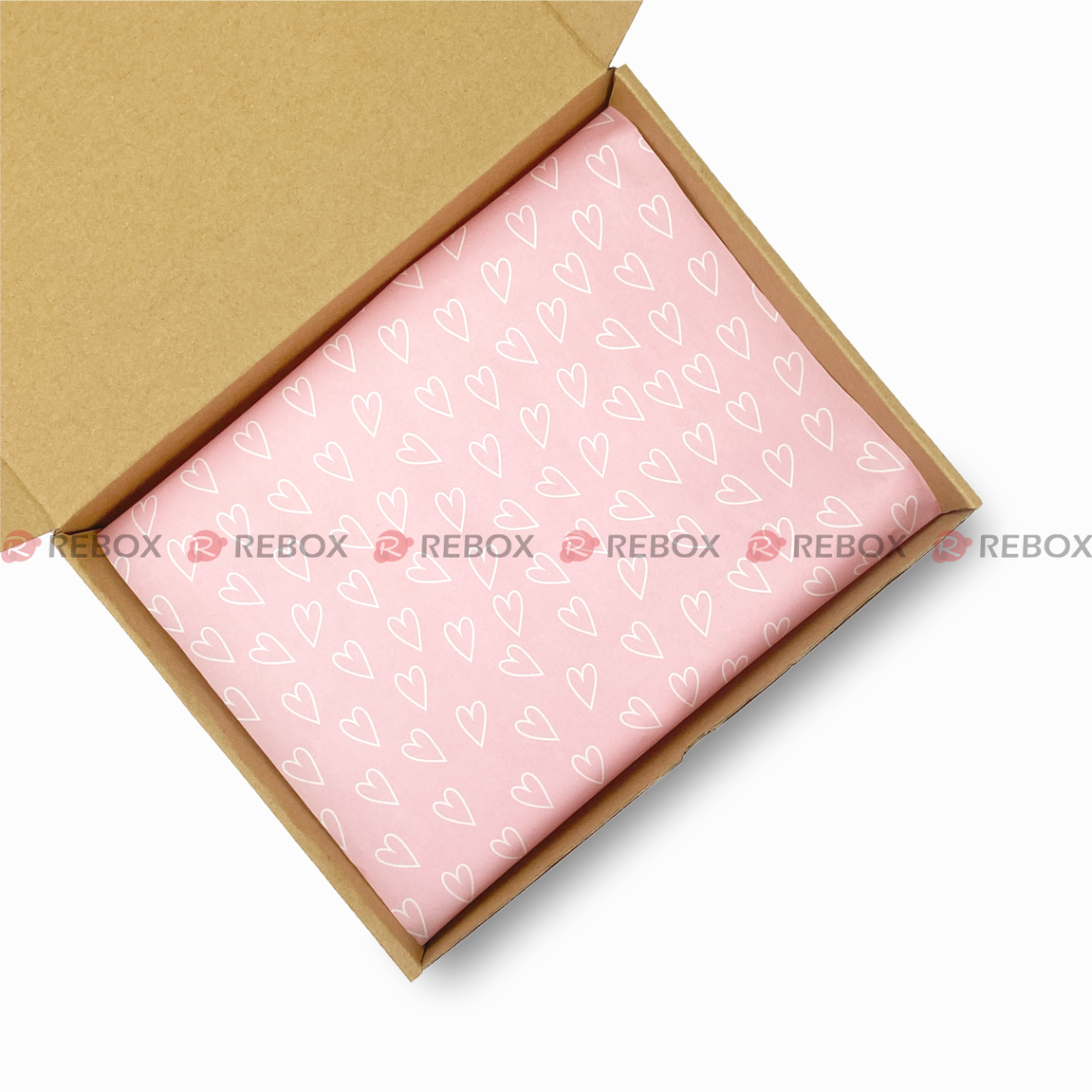 RMGPI05 - Giấy tấm Pelure gói hàng in hoạ tiết - 40x60 cm