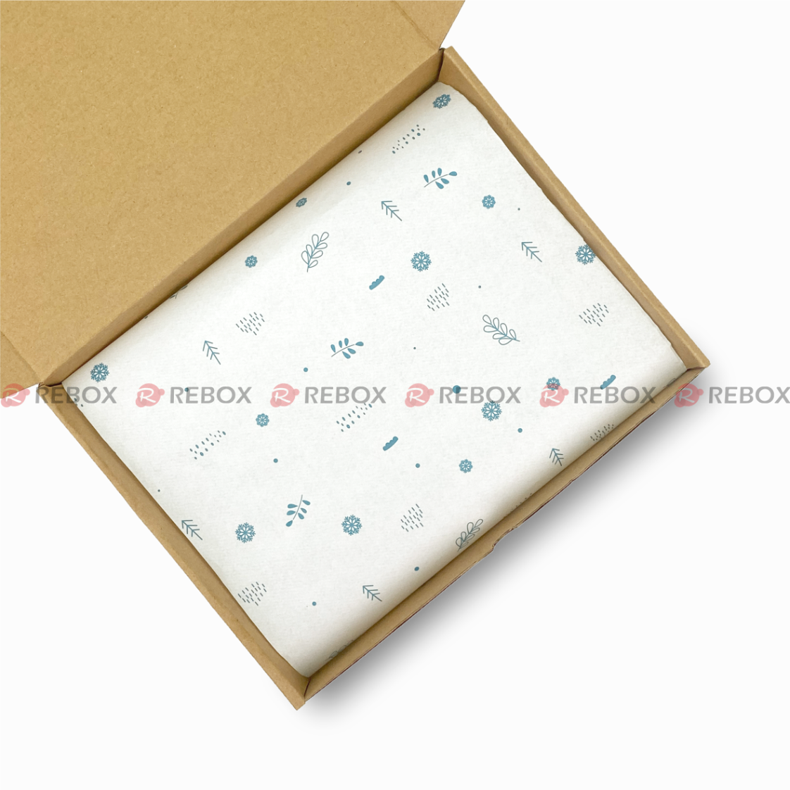 RMGPI01 - Giấy tấm Pelure gói hàng in hoạ tiết - 40x60 cm