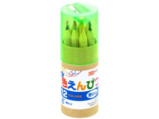 Hộp 12 bút chì màu kèm dụng cụ gọt (mã 1201)