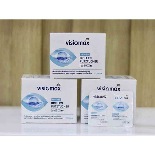 Hộp 52 giấy lau kính Visomax Đức (mã 2169)
