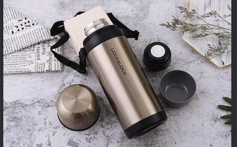 Bình giữ nhiệt Easy-take LocknLock LHC1439 (dung tích 1L) (mã 1396) - màu Silver