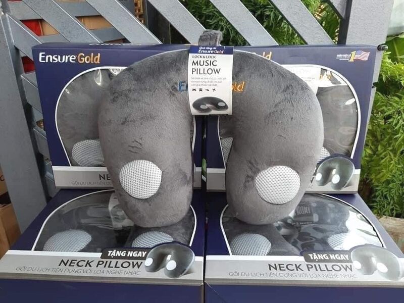 Gối đỡ cổ có loa nghe nhạc Lock&Lock
