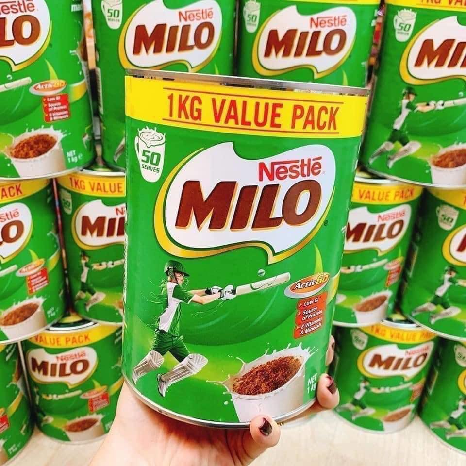 MILO NESTLE VALUE PACK - HỘP 1 KG (Hàng Úc xịn)