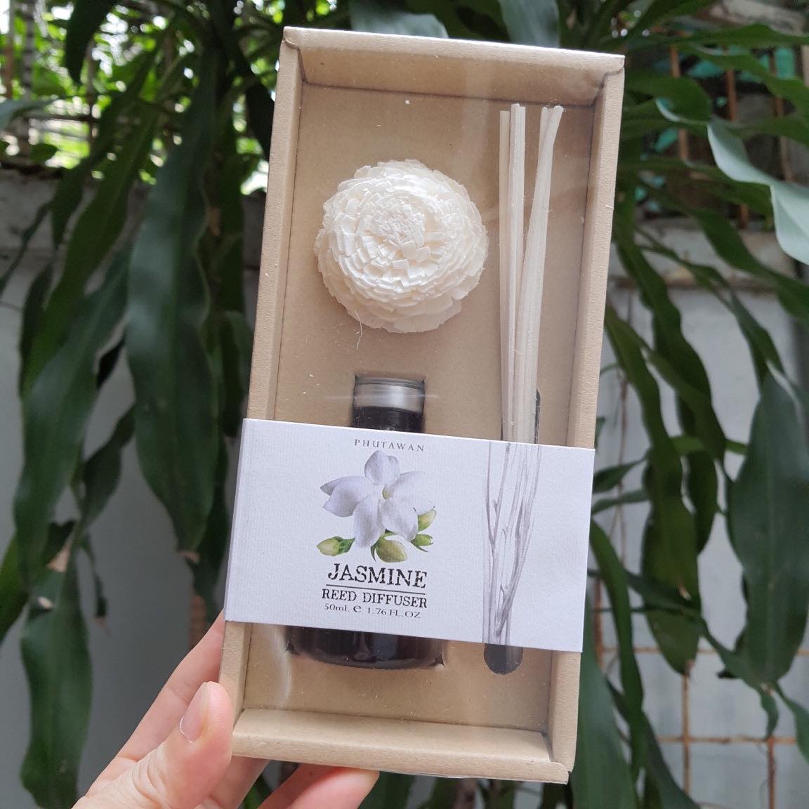 Tinh dầu thơm phòng Phutawan Peppermint Reed Diffuser - Hoa nhài