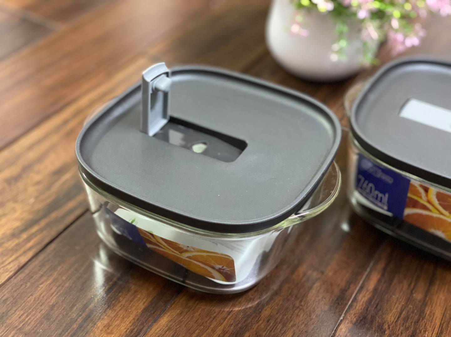 Hộp thủy tinh có van thoát khí Steam Hole LocknLock 760ml (mã 2775)