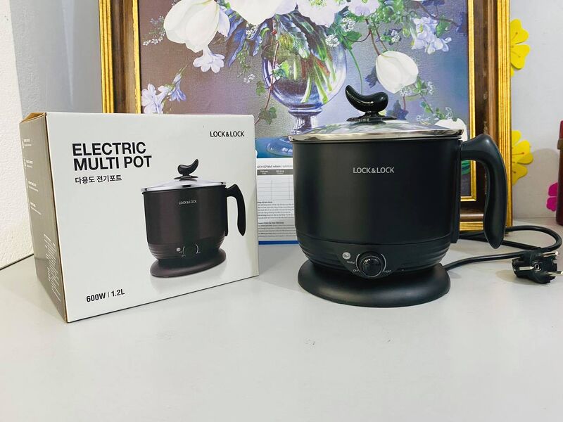 Nồi điện đa năng LocknLock Multi Pot 1.2L EJP316BLK