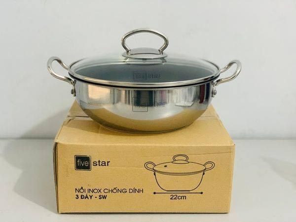 Nồi kho cá Five Star có chống dính 22cm