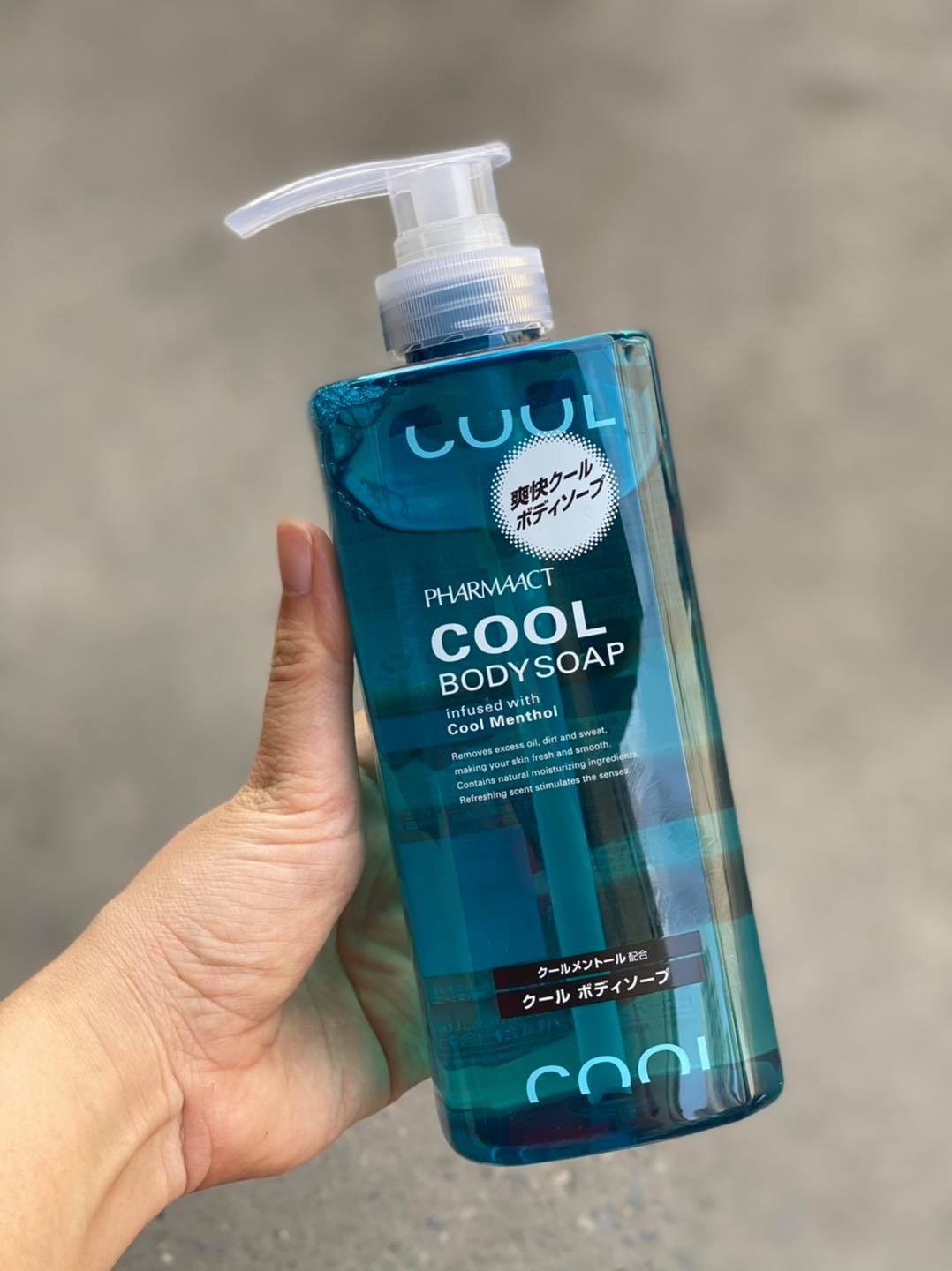 Sữa tắm bạc hà dành cho nam Cool Pharma 550ml Nhật Bản