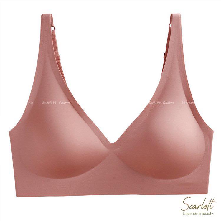 Áo lót đúc không gọng Scarlet - size 38 - Hồng