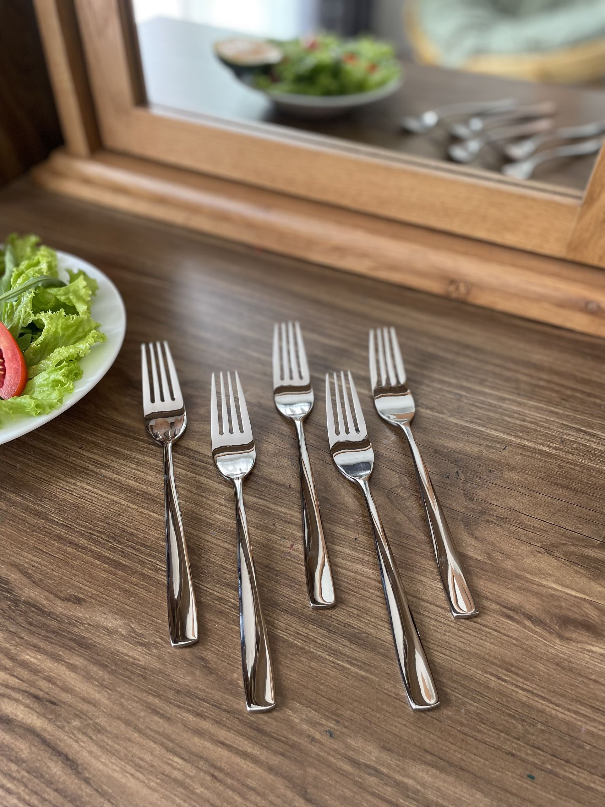 Bộ 5 dĩa inox 18/10 SOLA xuất Đức