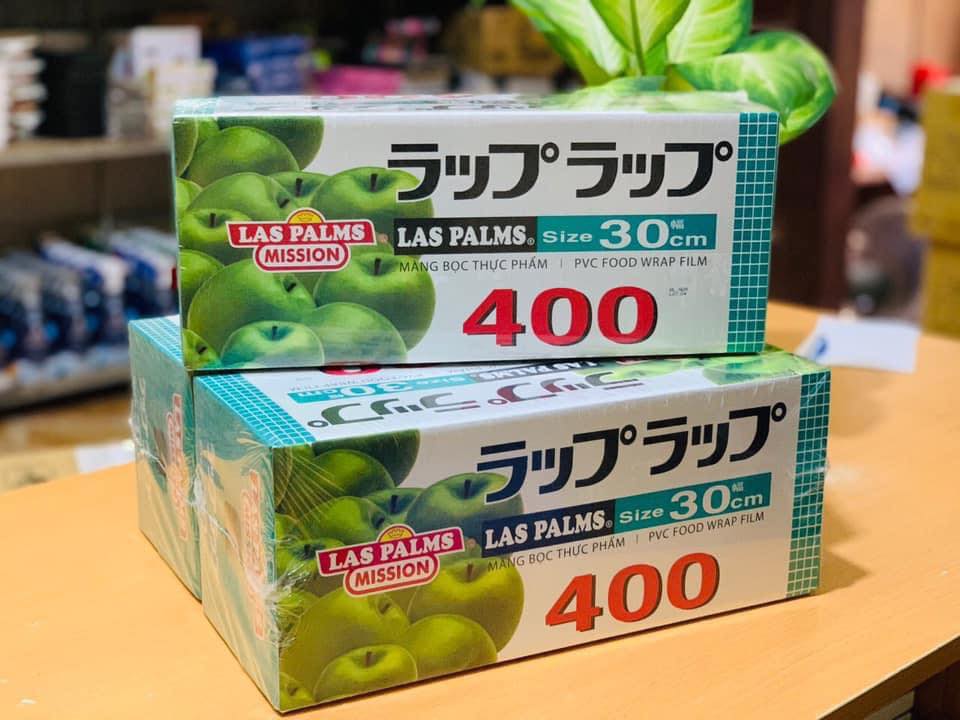 Màng bọc thực phẩm LAS PALMS 400 (hộp xanh 295m)