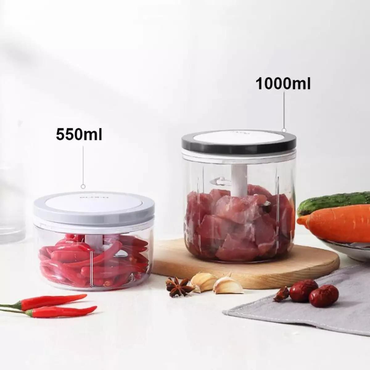 Dụng cụ xay thực phẩm Ecoco 1000ml (mã E1921)