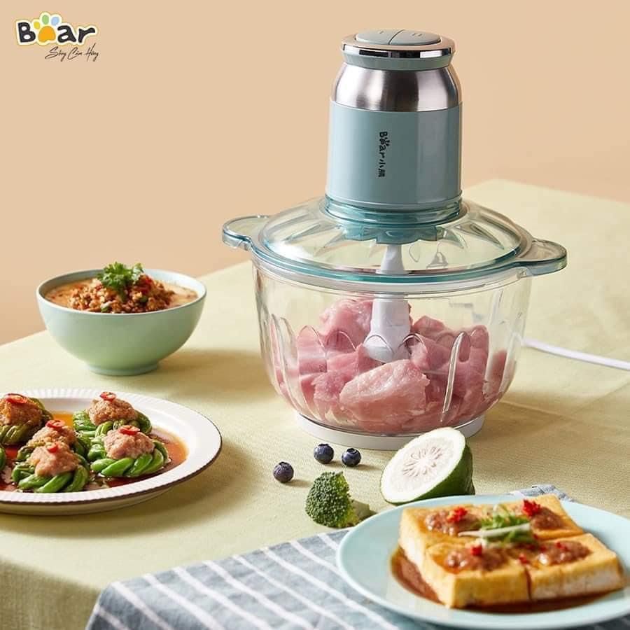 Máy xay thịt Bear cỡ đại 2.5L QSJ-C04R8S