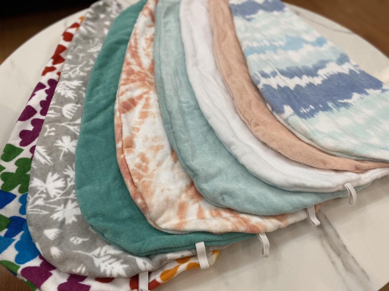 Combo: 03 Khăn quấn tóc cotton hàng xuất Mỹ