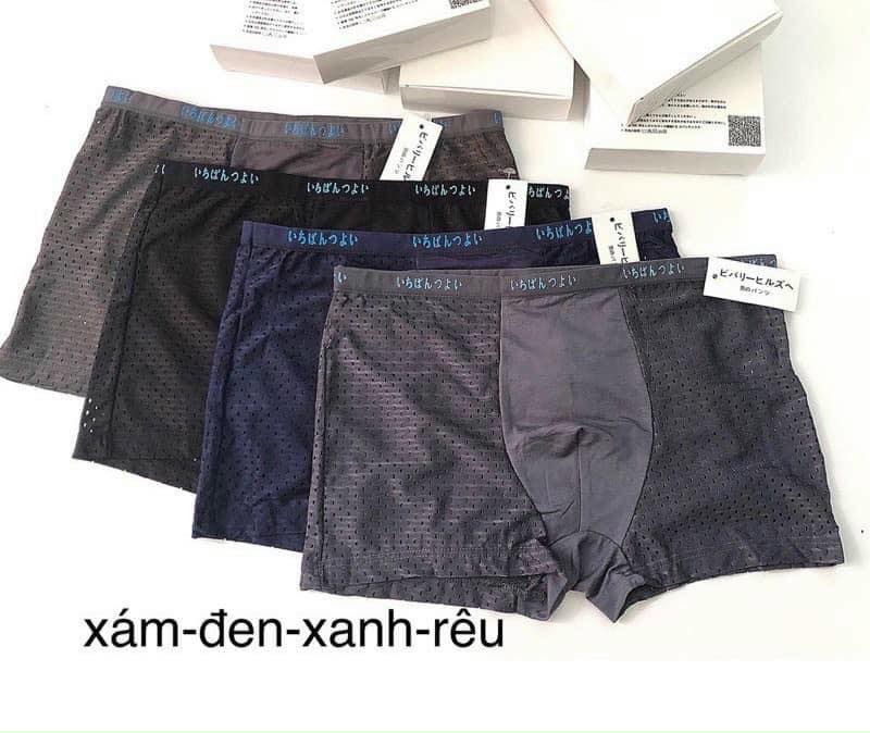 Set 4 quần sịp nam xuất Nhật - mẫu ĐÙI -2XL