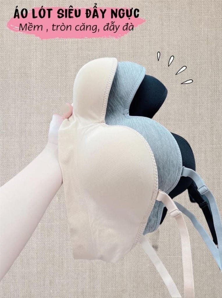 Áo lót siêu đẩy ngực - Size 36 - Ghi