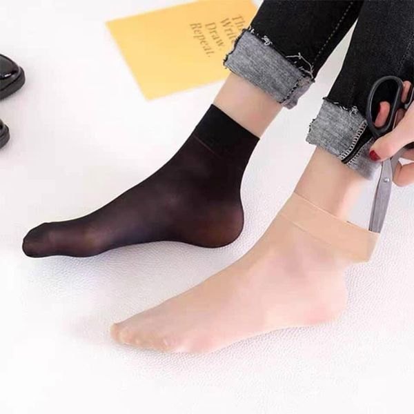 Tất giấy Hàn quốc siêu dai (10 đôi) - Đen