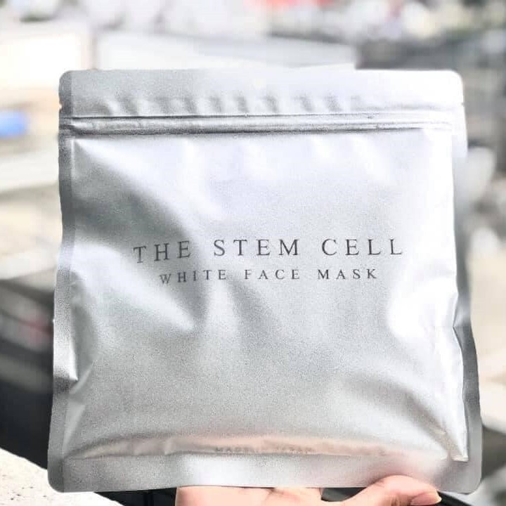 Set 30 miếng đắp mặt nạ tế bào gốc Stem Cell hàng nội địa Nhật - Trắng