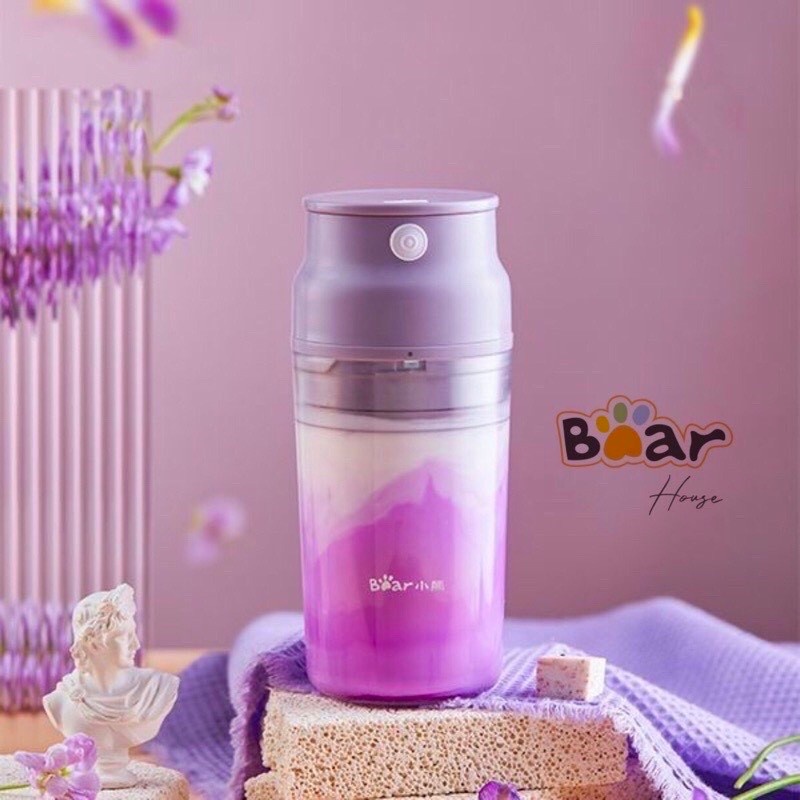 Máy xay sinh tố cầm tay Bear - màu tím