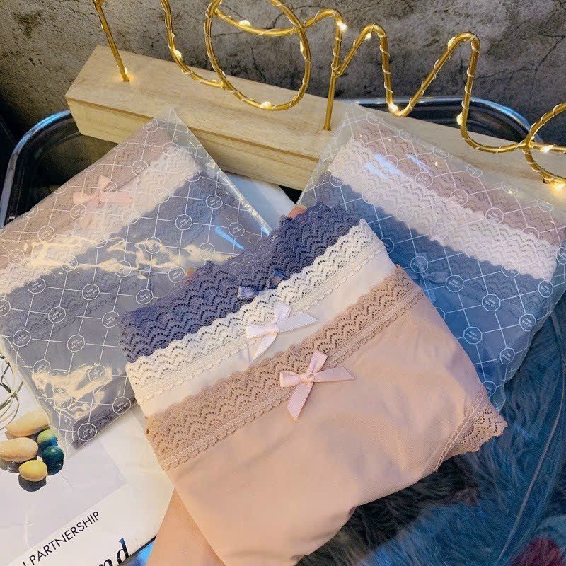 Set 3 quần lót su lạnh viền ren (Ví 3 quần)