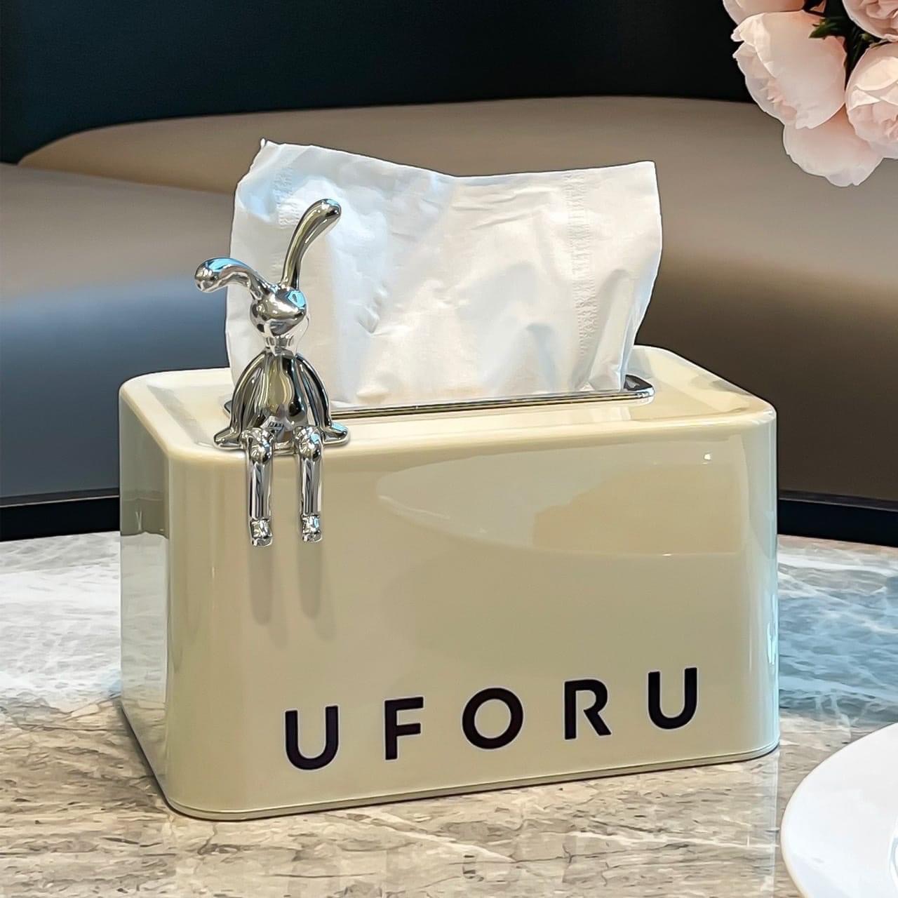 Hộp đựng giấy ăn UFORU mẫu thỏ
