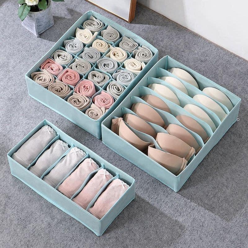Set 03 Hộp đựng đồ lót vải không dệt