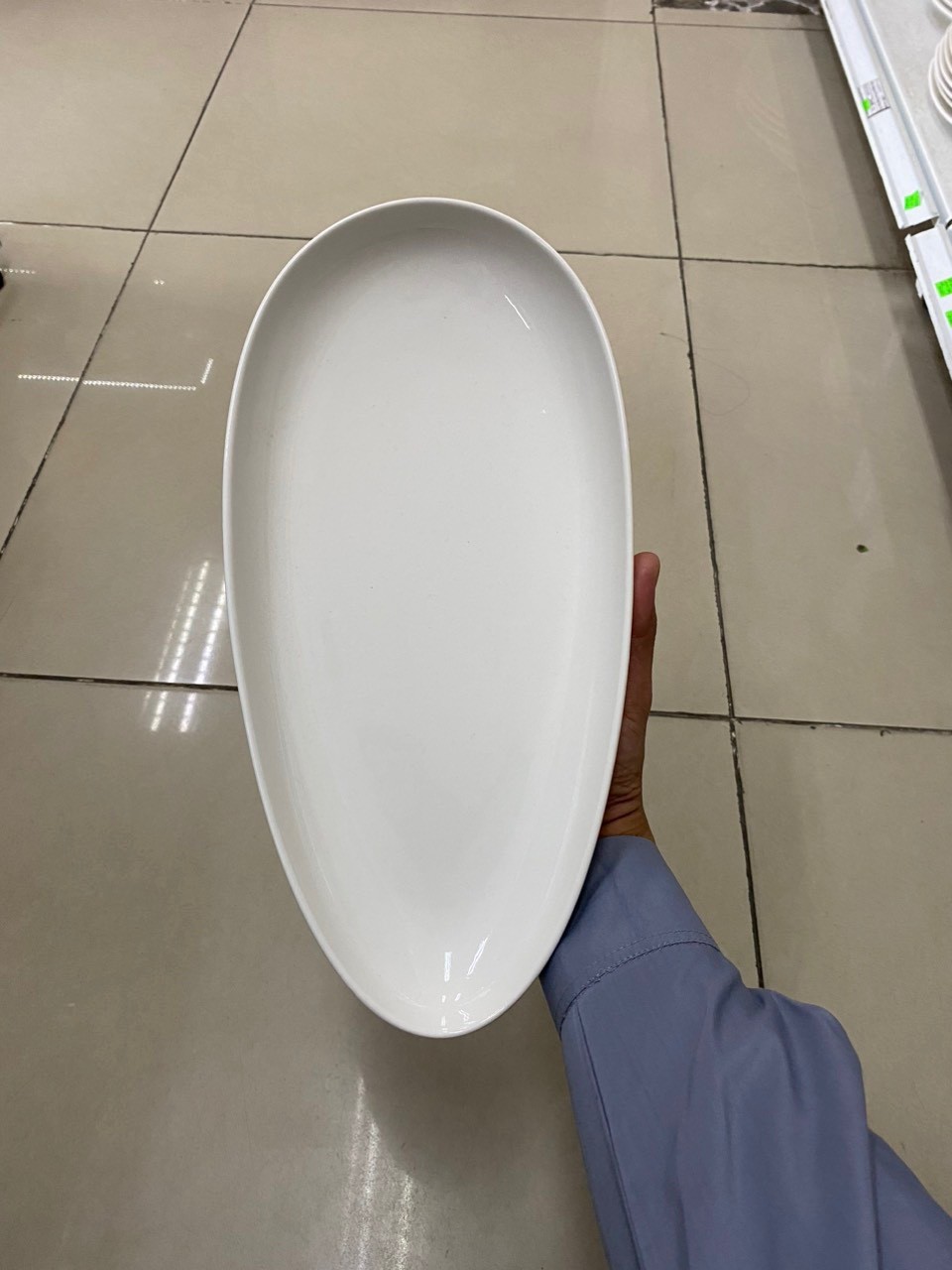Đĩa hạt gạo Minh Long size 33cm (đầu tròn)