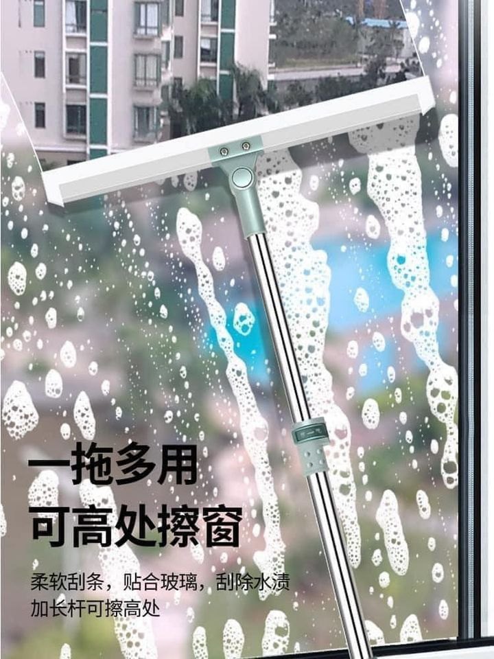 Chổi quét sàn, gạt nước silicon cán dài xoay 180 độ