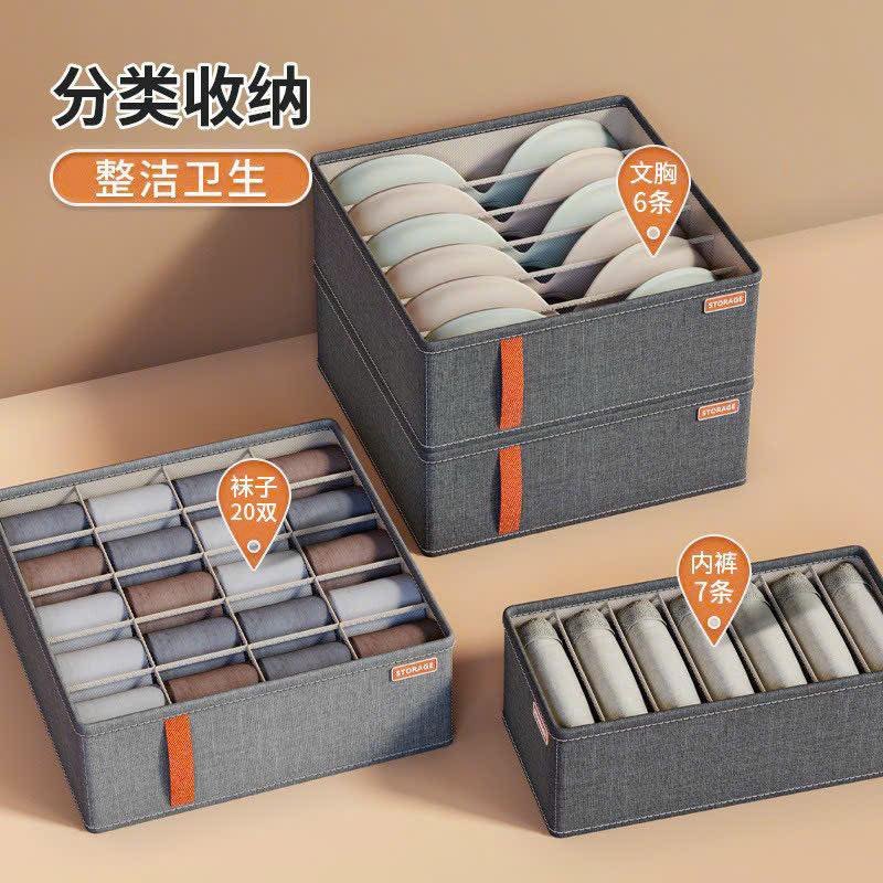 Set 3 hộp đựng đồ lót cao cấp (20 ngăn)