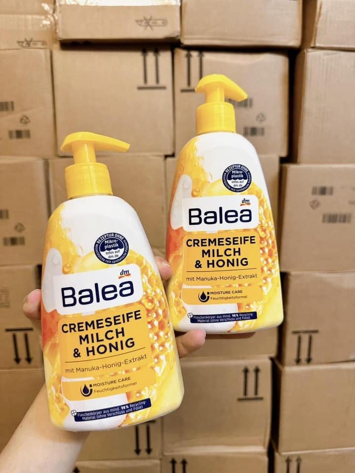 Nước rửa tay Balea nội địa Đức 500ml - Cam (mật ong)