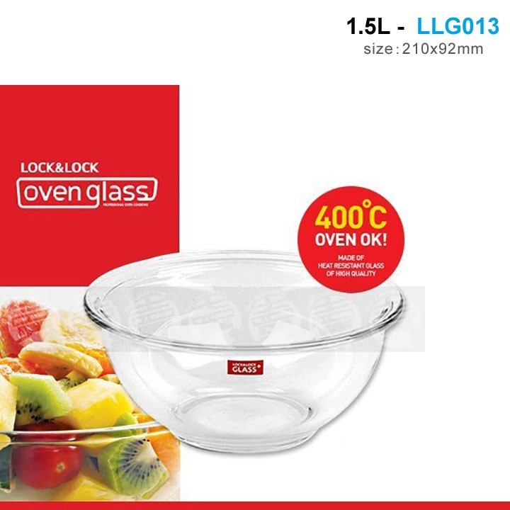 Bát thuỷ tinh Lock&Lock loại to 1.5L