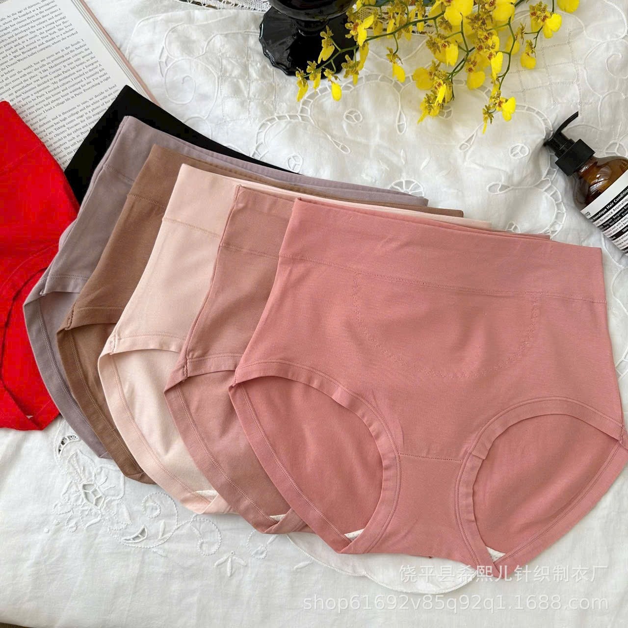 Set 5 quần chip cotton organic (big size > 60kg)