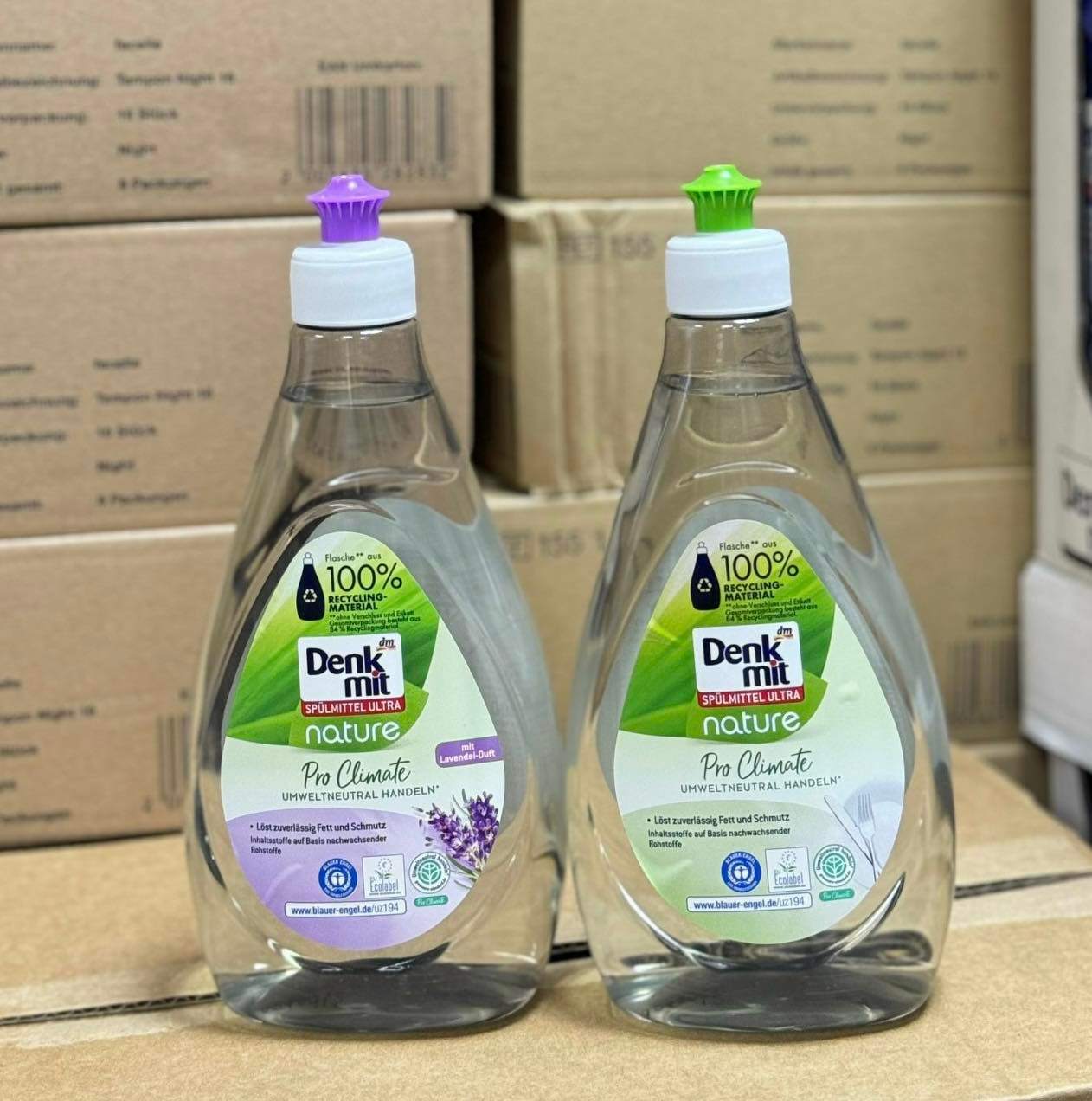 Nước rửa chén Đức Denkmit 500ml - hương tự nhiên