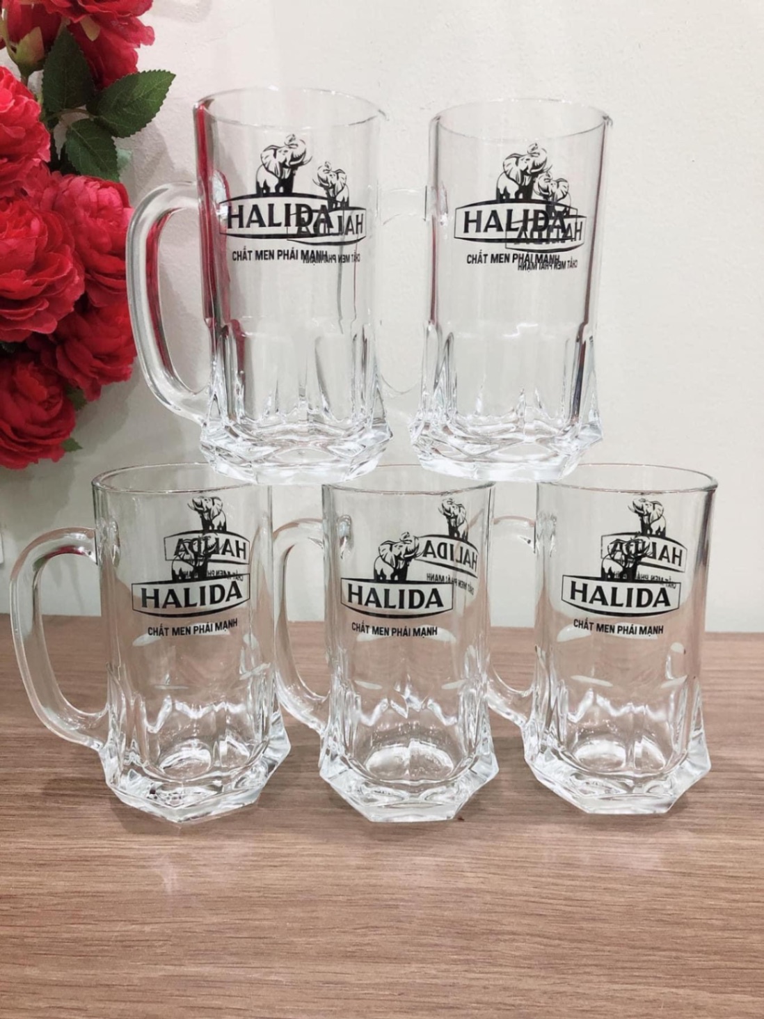 Bộ 6 ly thuỷ tinh Halida 330ml